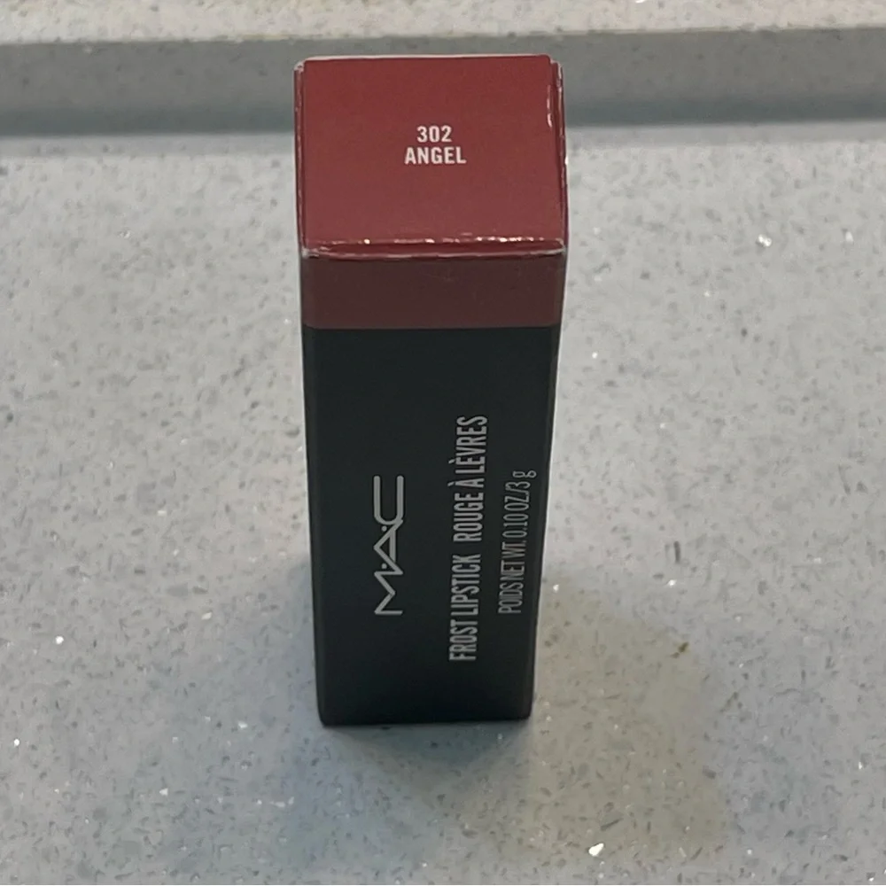 VAULTED FORMULA ~ MAC ~ ‘302 ANGEL’ Frost Lipstick ~ FS 0.10 oz. / 3 g ~ NIB